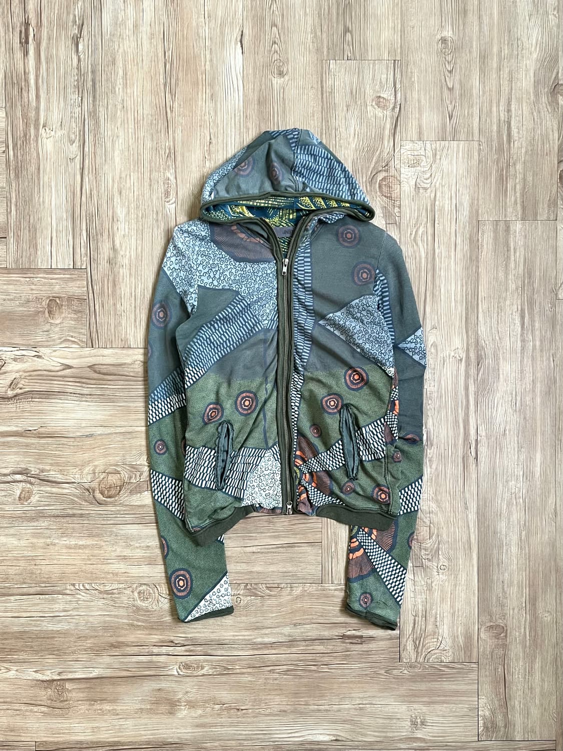 JNBY 아트 후드집업 상품이미지1