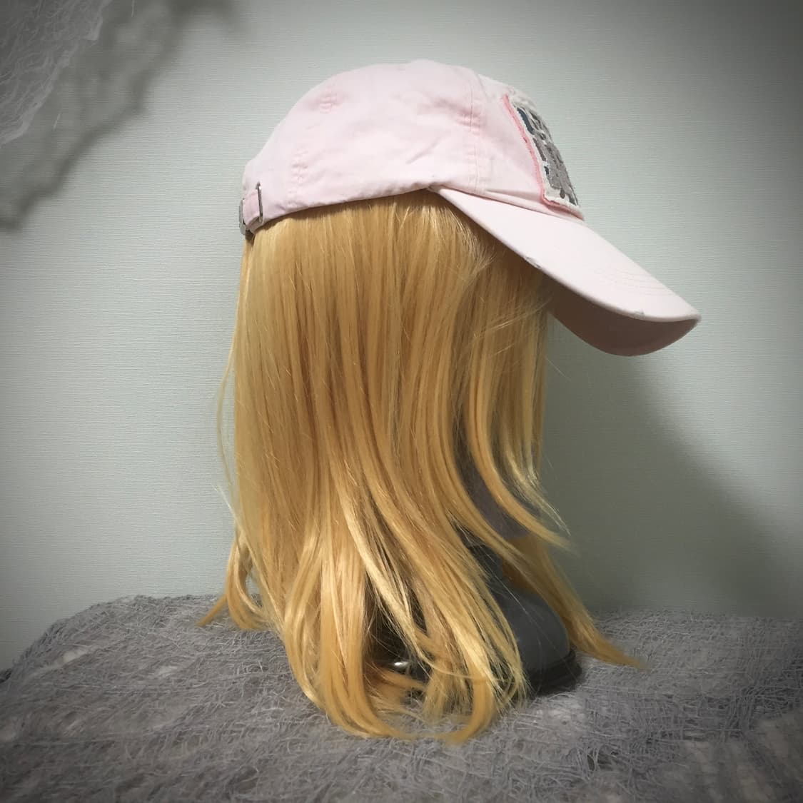 Rock blue baby pink vintage cap 상품이미지3