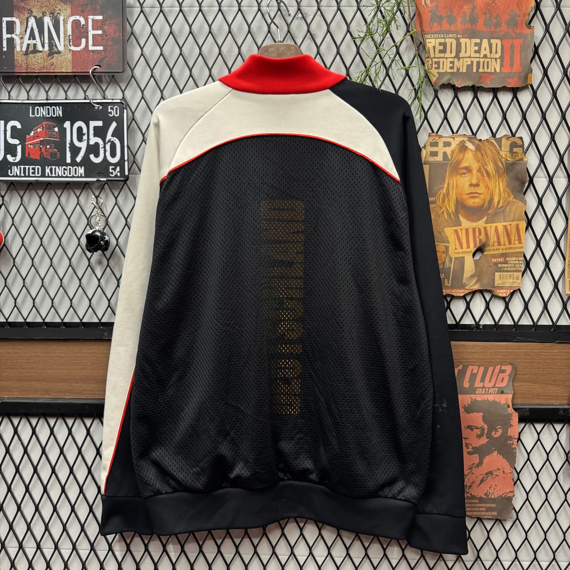 00s 아디다스 독일 월드컵 트랙자켓 전면 로고 포인트 레드 상품이미지2