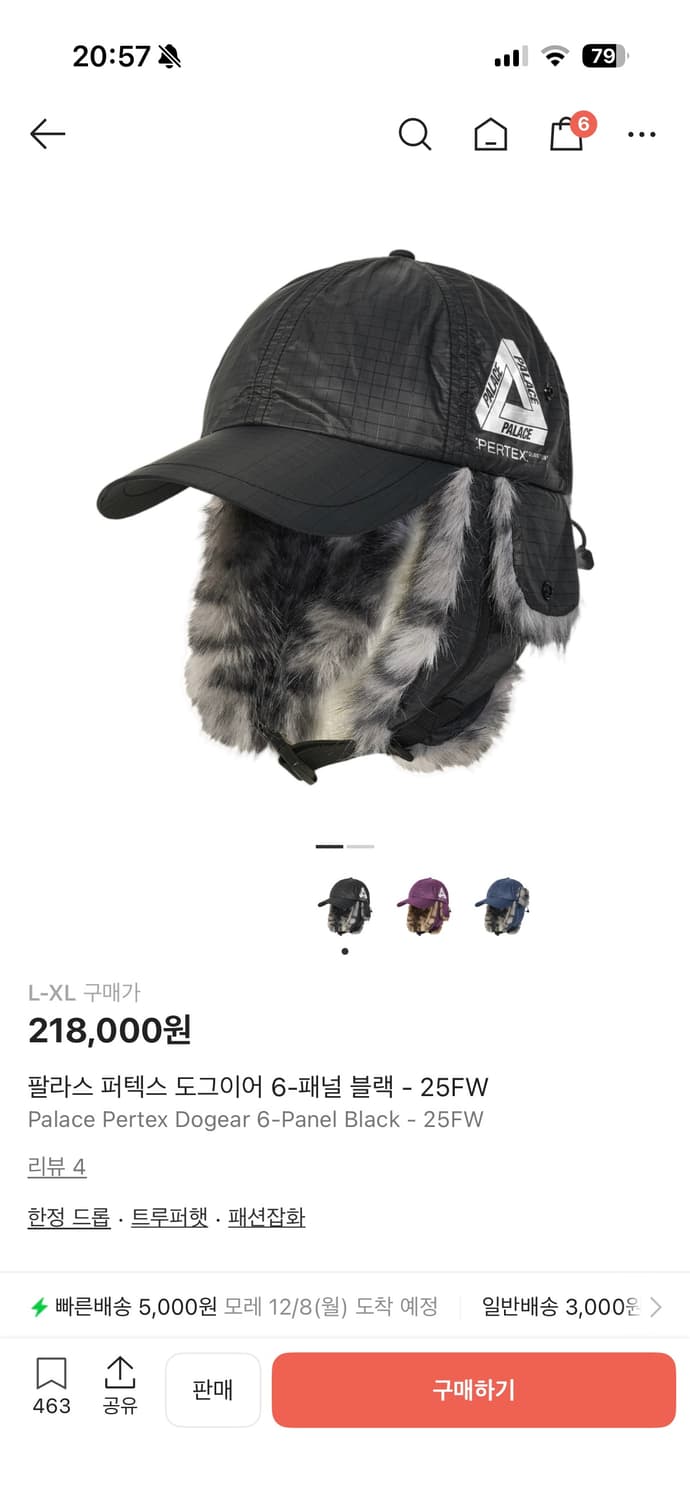 팔라스 퍼텍스 도그이어 6패널 캡 이어플랩 이어머프 상품이미지1