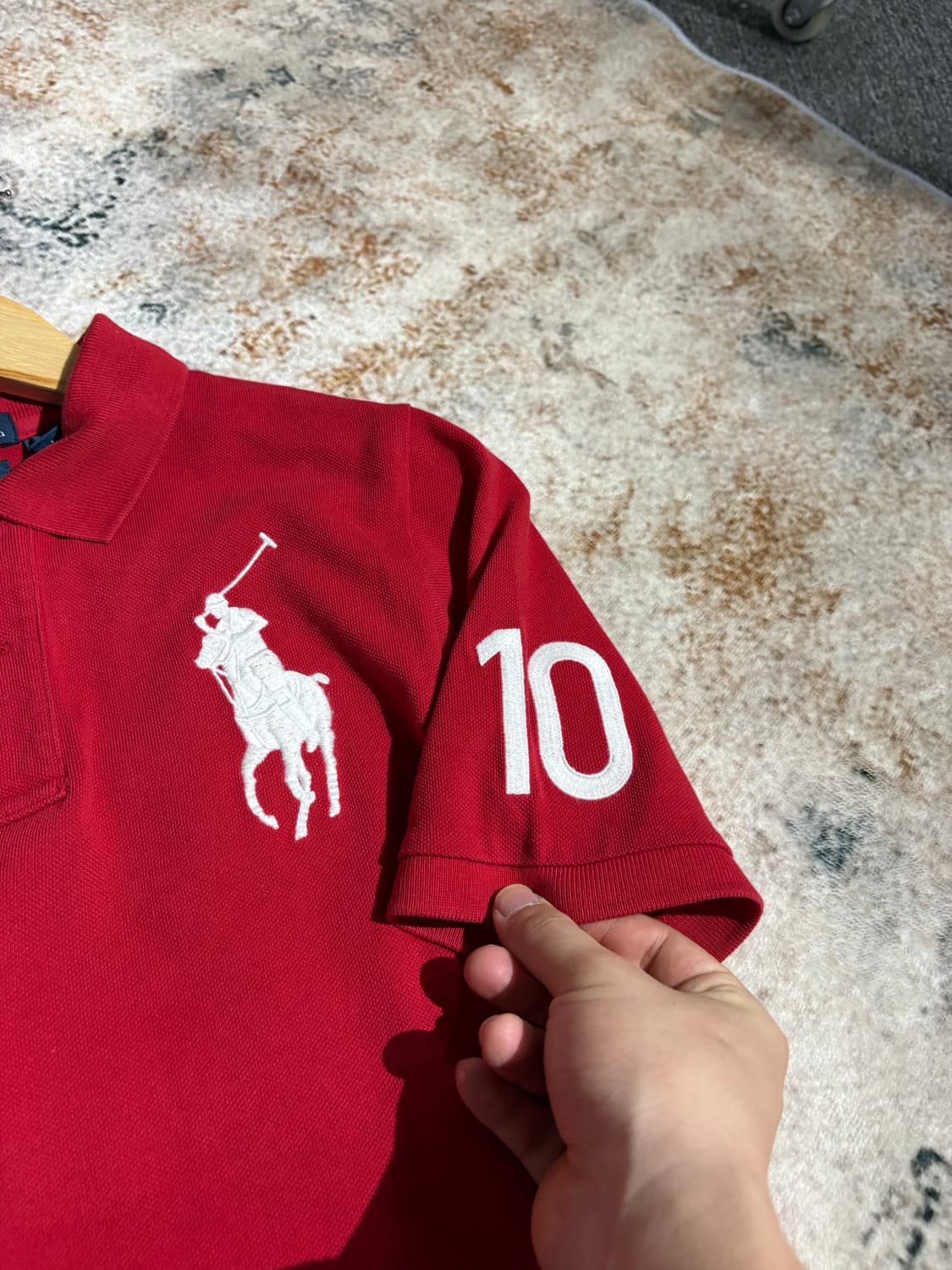 폴로 빅포니 올림픽 USA 팀 한정판 반팔 카라티 상품이미지5