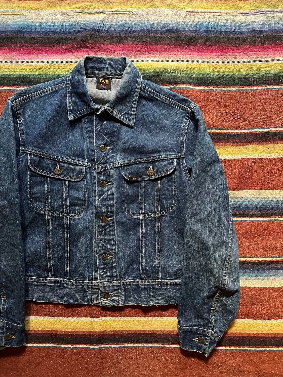 50s USA LEE 101-J Denim Jacket 상품이미지2