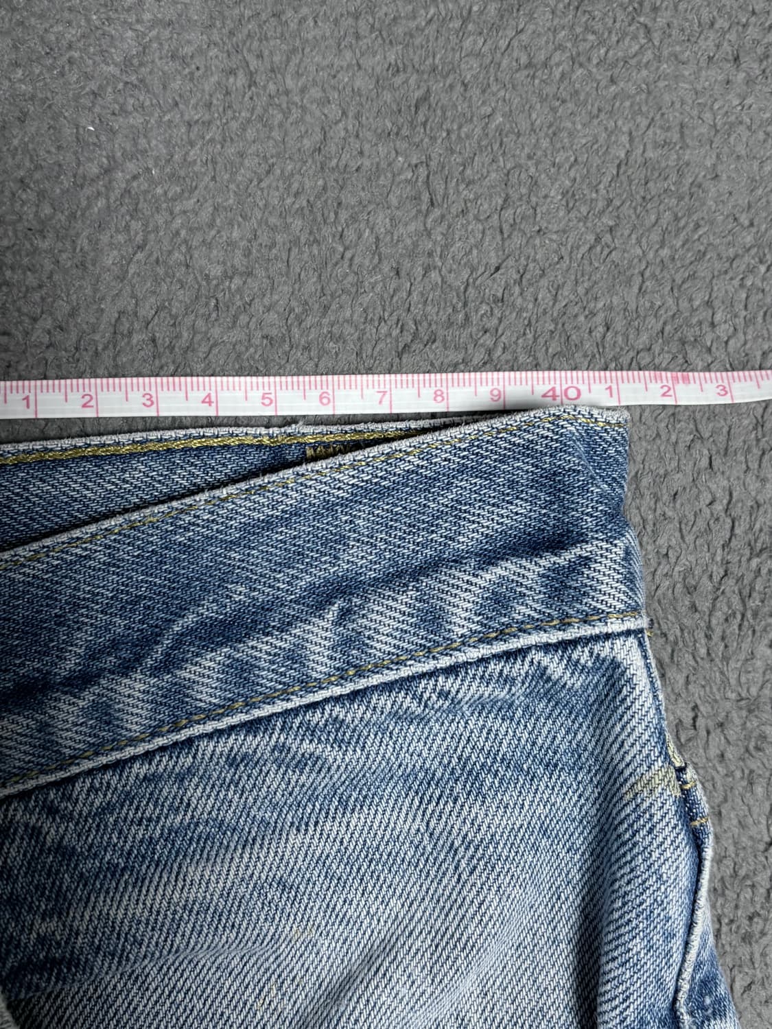 (33x32, 실측 32) 리바이스 517 USA 부츠컷 연청 상품이미지8