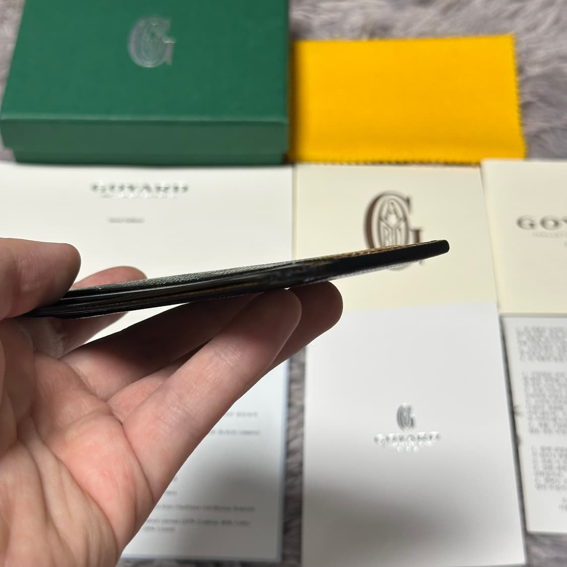 [풀구성] 고야드 생쉴피스 카드지갑 블랙 상품이미지7