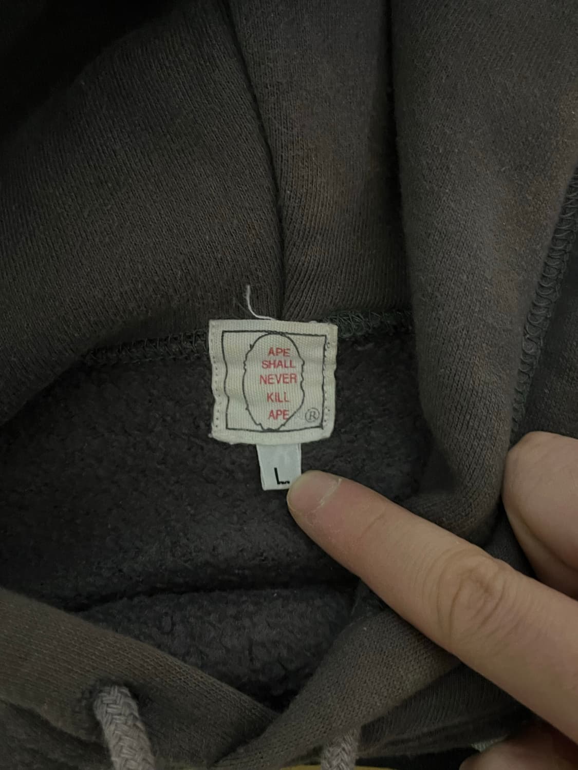 old bape 올드 베이프 베이비 마일로 후디 L nigo 상품이미지2