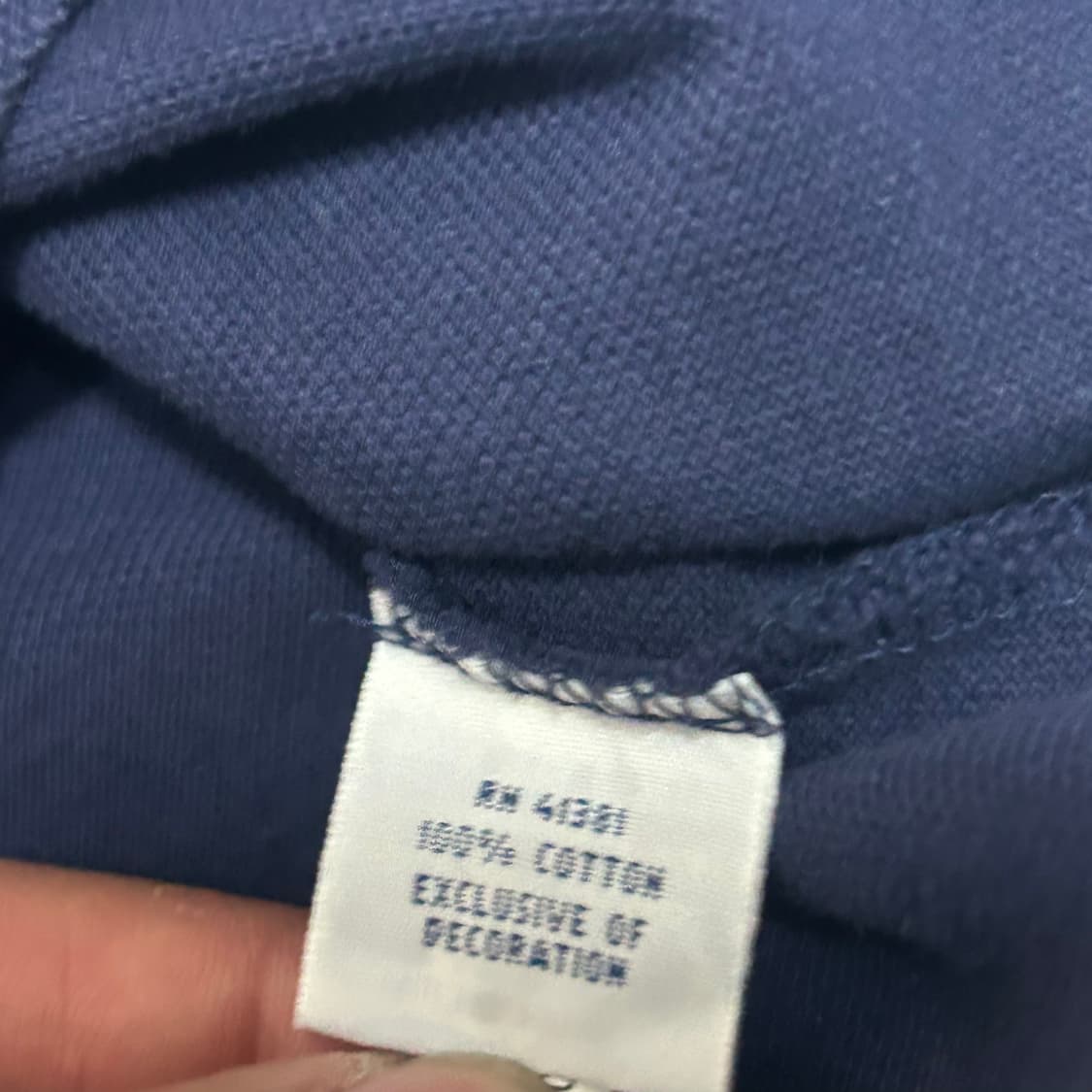 M 폴로랄프로렌 네이비 카라 반팔 티셔츠  상품이미지5