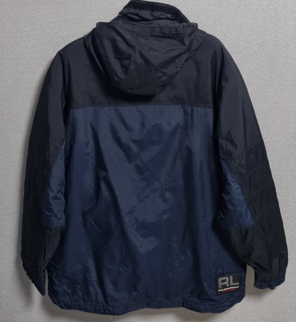 오버핏 M ) 폴로 진스 빈티지 네이비 집업 점퍼 상품이미지2