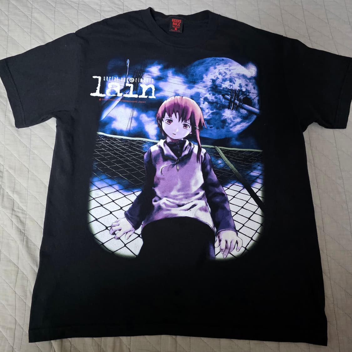 [L] 긱스룰 Serial Experiments Lain 레인 티셔츠 상품이미지1