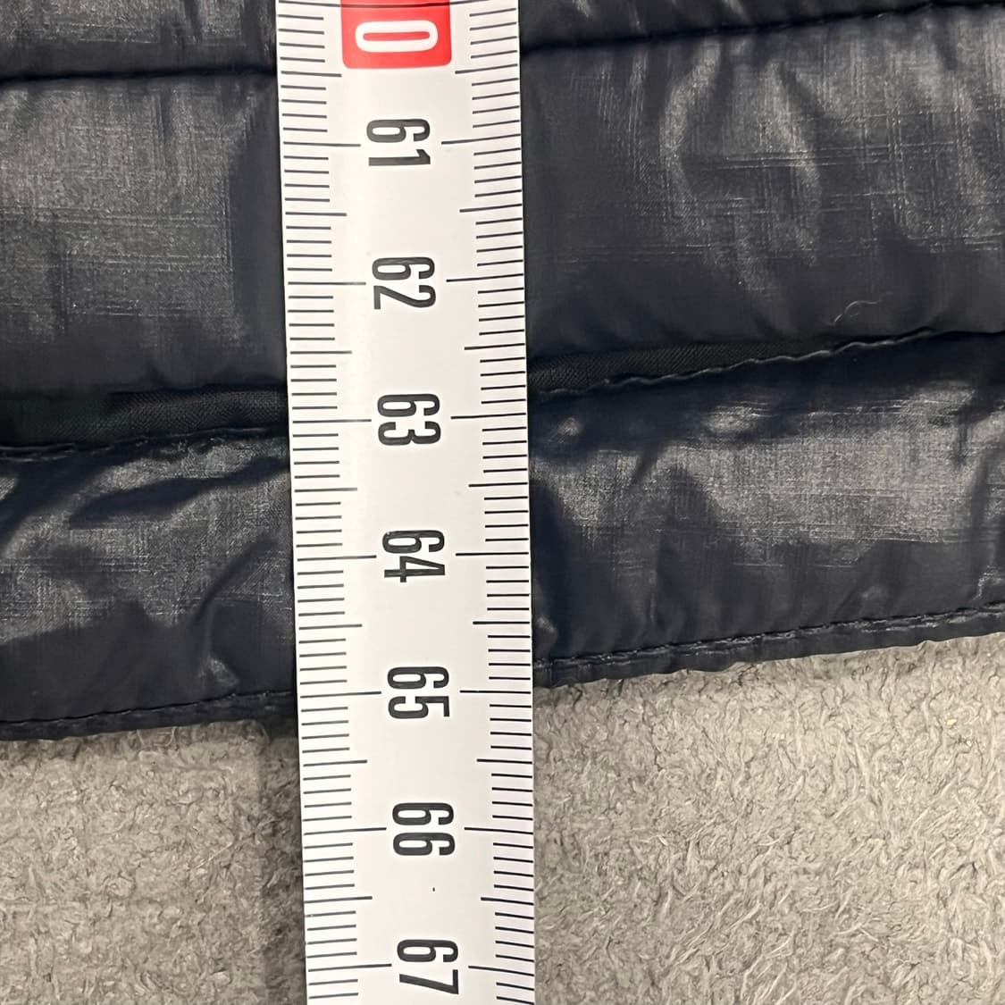 M 노스페이스 경량 패딩 블랙 레드  상품이미지7