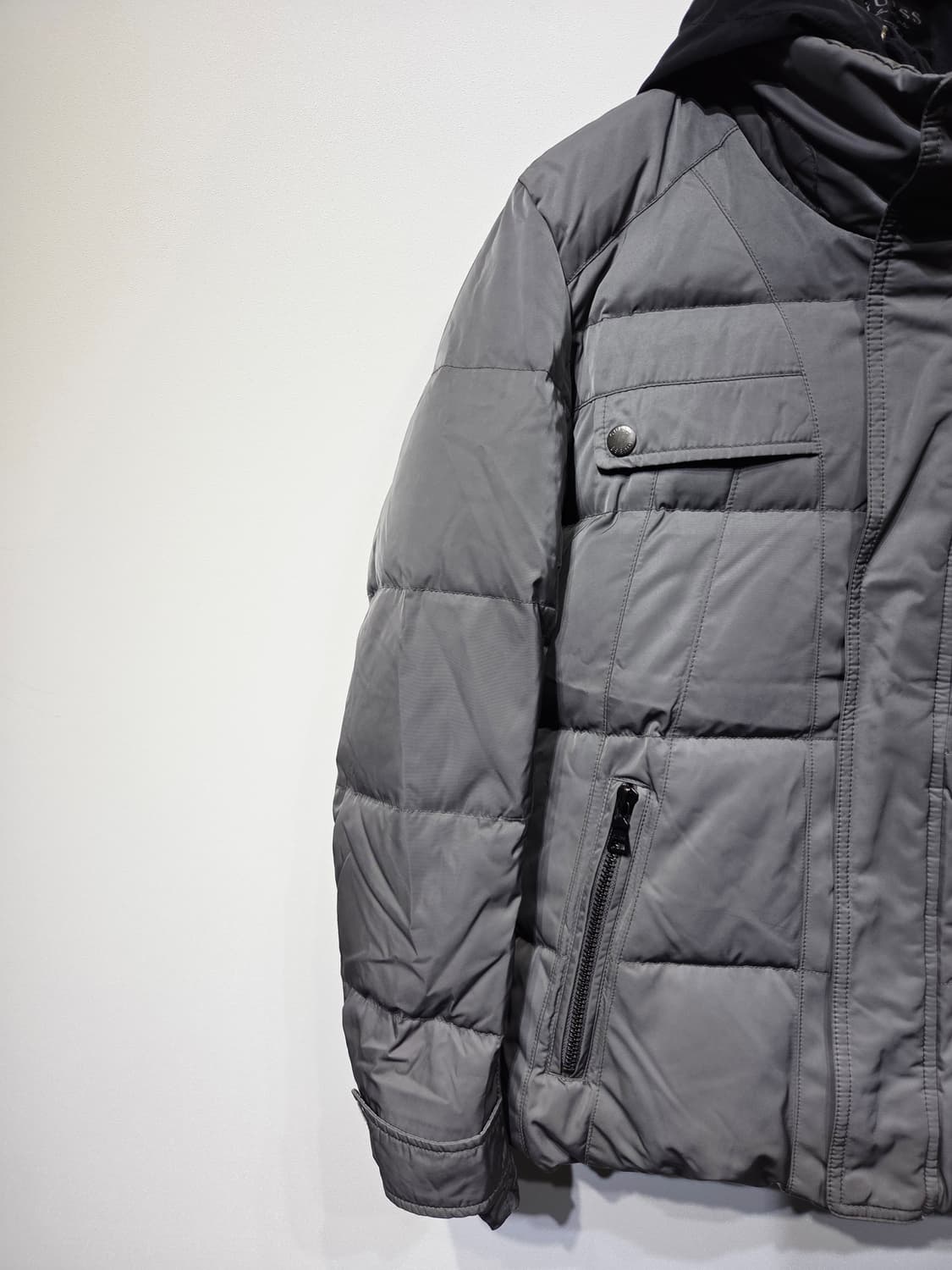 게스 GUESS 그레이 덕다운 패딩_M 상품이미지3