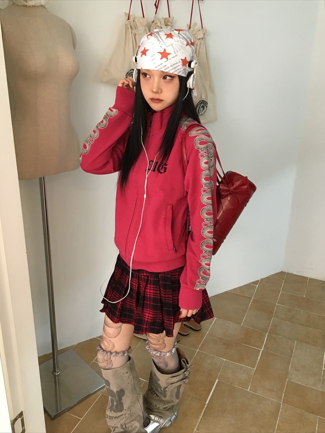 히스테릭글래머 스네이크 자켓 상품이미지4