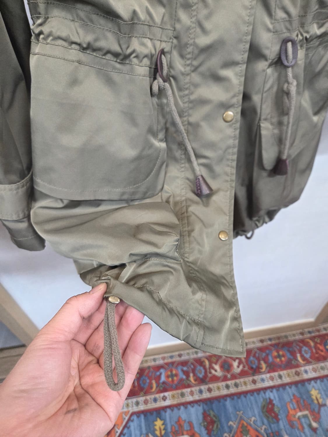 지오송지오 여성 라쿤퍼 야상 후드자켓 66 상품이미지8