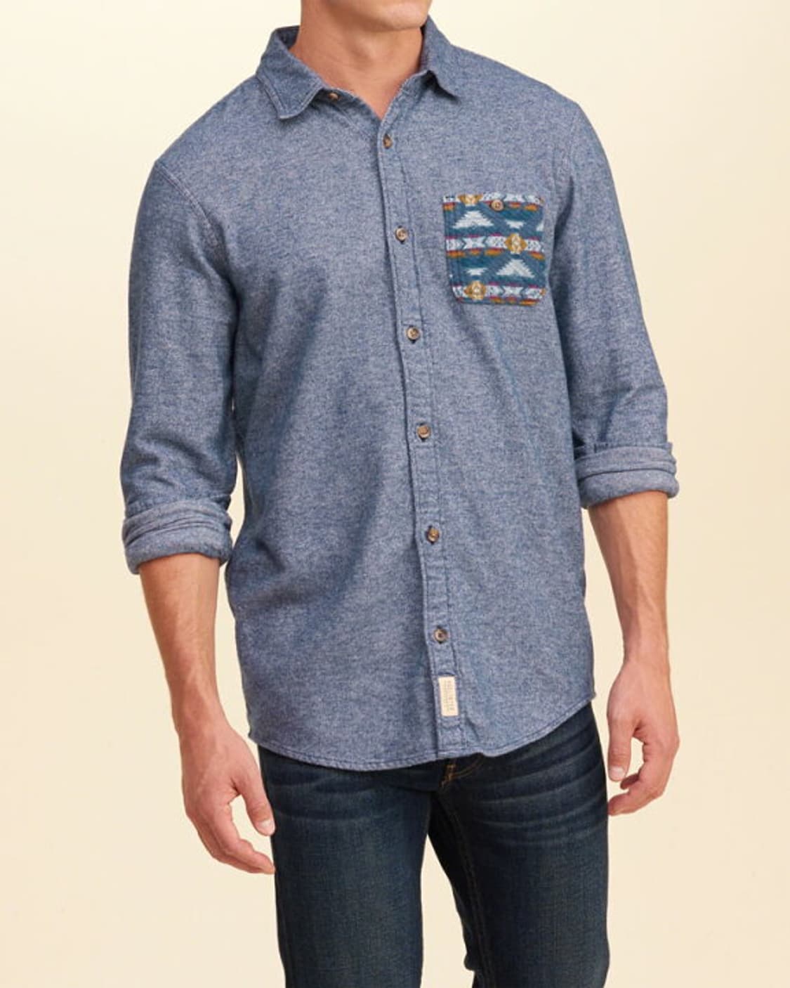 홀리스터 패턴드 포켓 플란넬 셔츠 상품이미지3