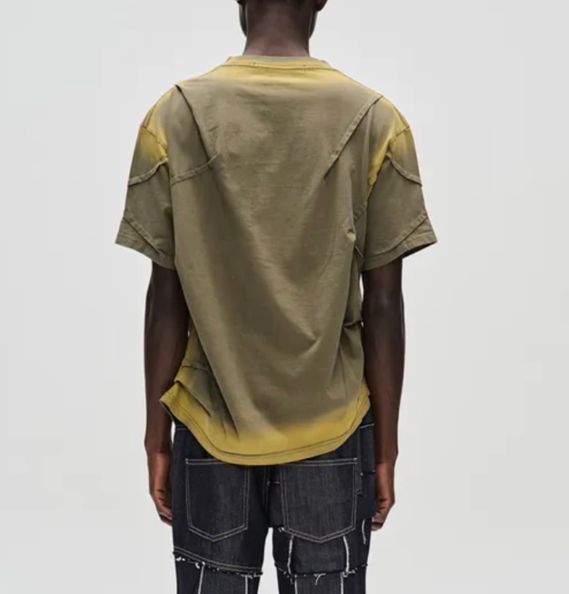 [앤더슨벨] 마드로 그라디언트 티셔츠 atb1079m(KHAKI) 상품이미지3