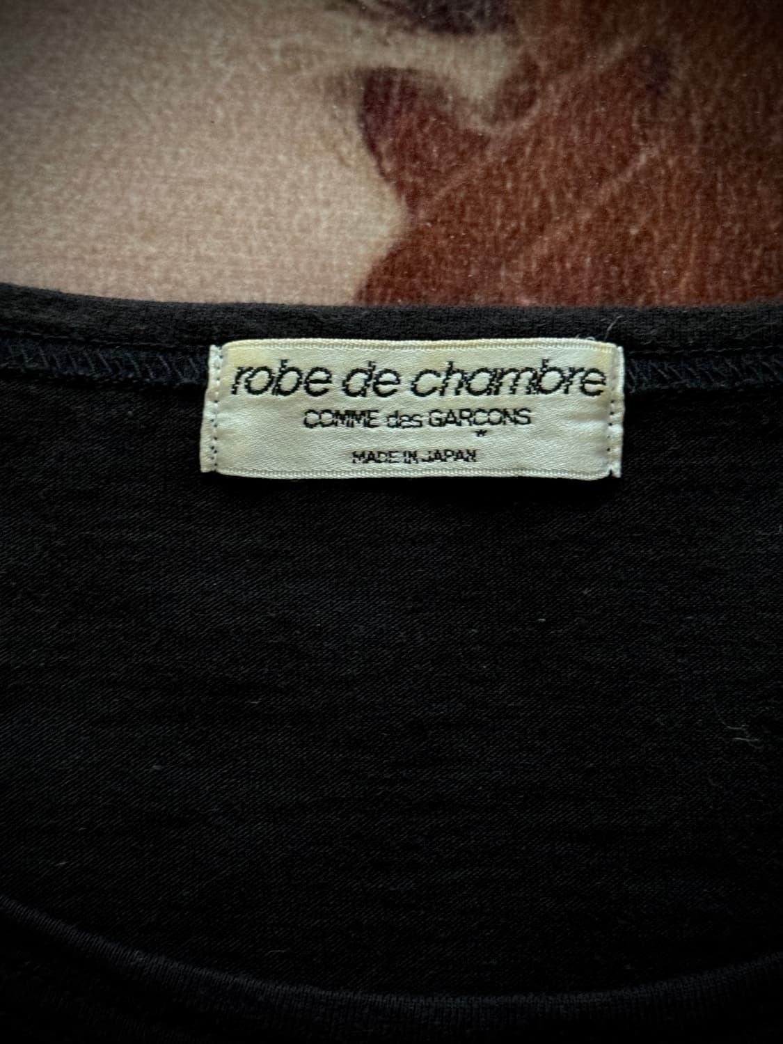 90s COMME des GARCONS black long sleeve  상품이미지6