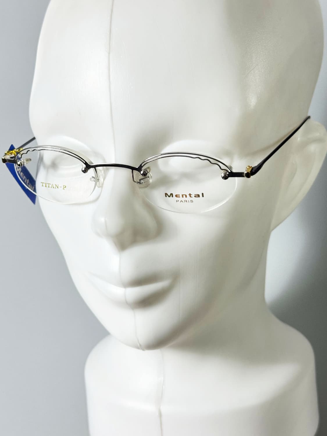 90s MENTAL PARIS 티타늄 무테 라운드 빈티지 안경 상품이미지9