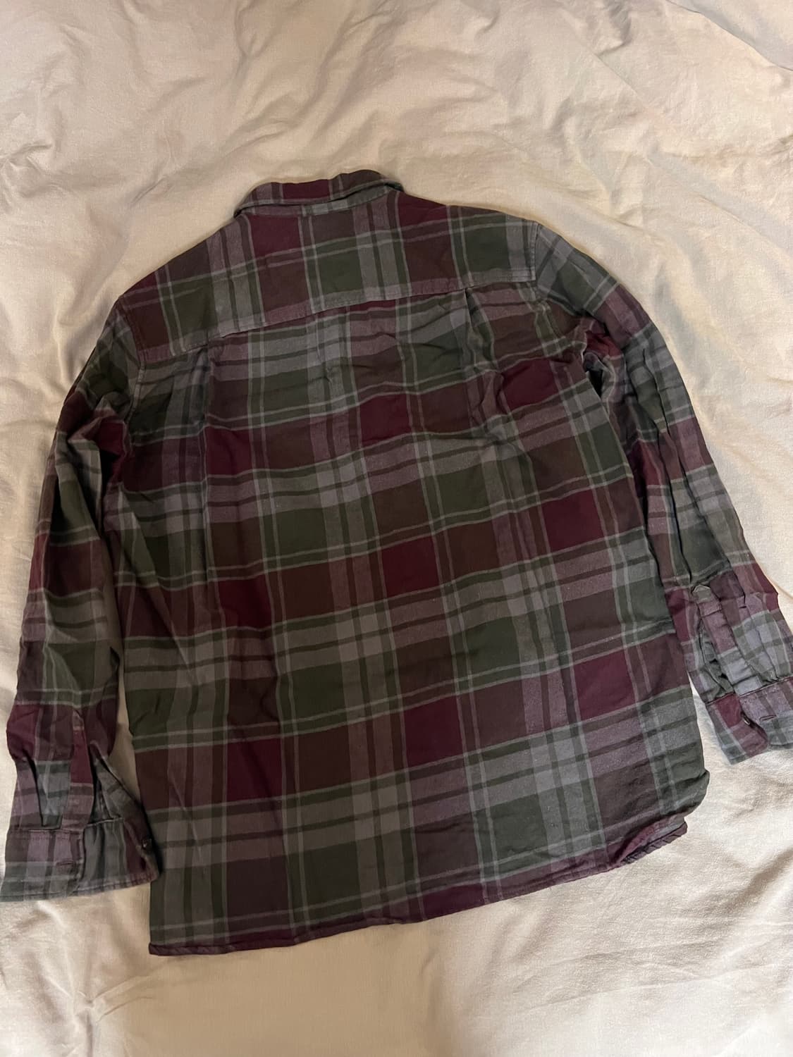 유니클로 플란넬 체크셔츠 남방 L 상품이미지2