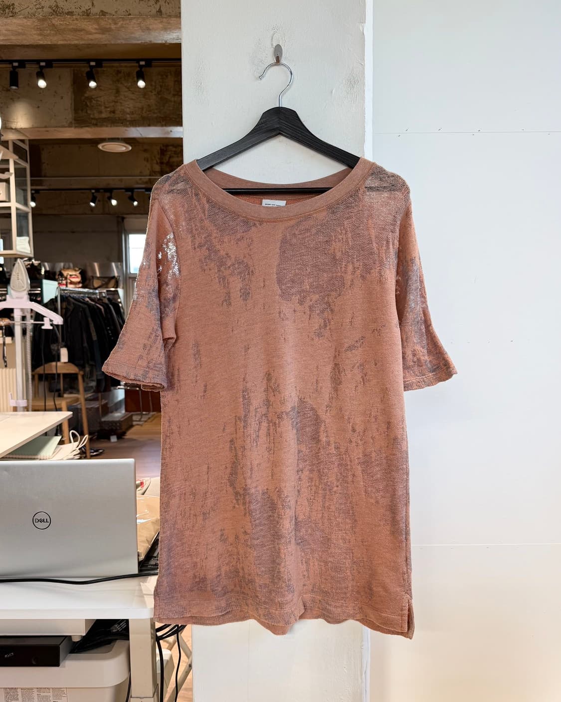 드리스 반 노튼 오렌지 스크래치 하프티  상품이미지2