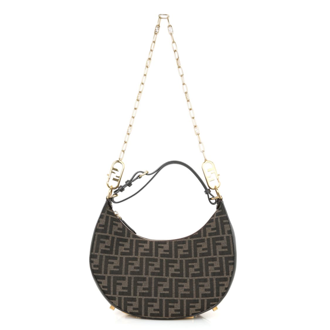 펜디 펜디그라피 스몰 호보백 패브릭 숄더 체인백 8BR798 보증서 상품이미지6