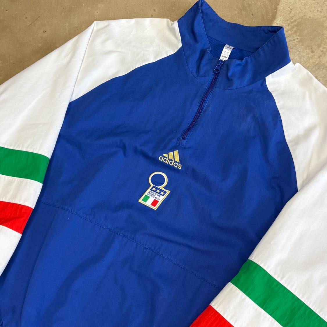 🫶🏻 아디다스 이탈리아국가대표팀 Half-Zip 코튼 트랙탑 🫶🏻 상품이미지2