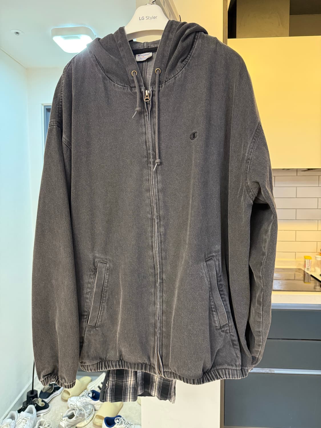 챔피온 / 데님 후드 집업 / XL 상품이미지2