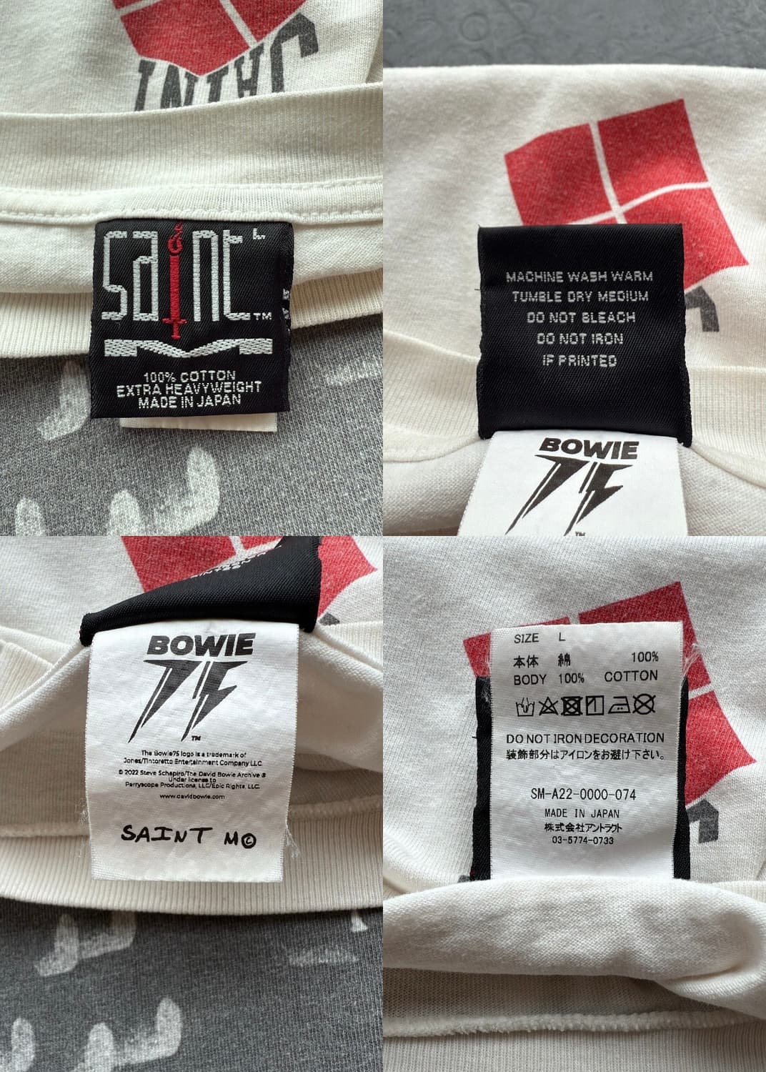 세인트 미카엘 데이비드 보위 롱슬리브 상품이미지7