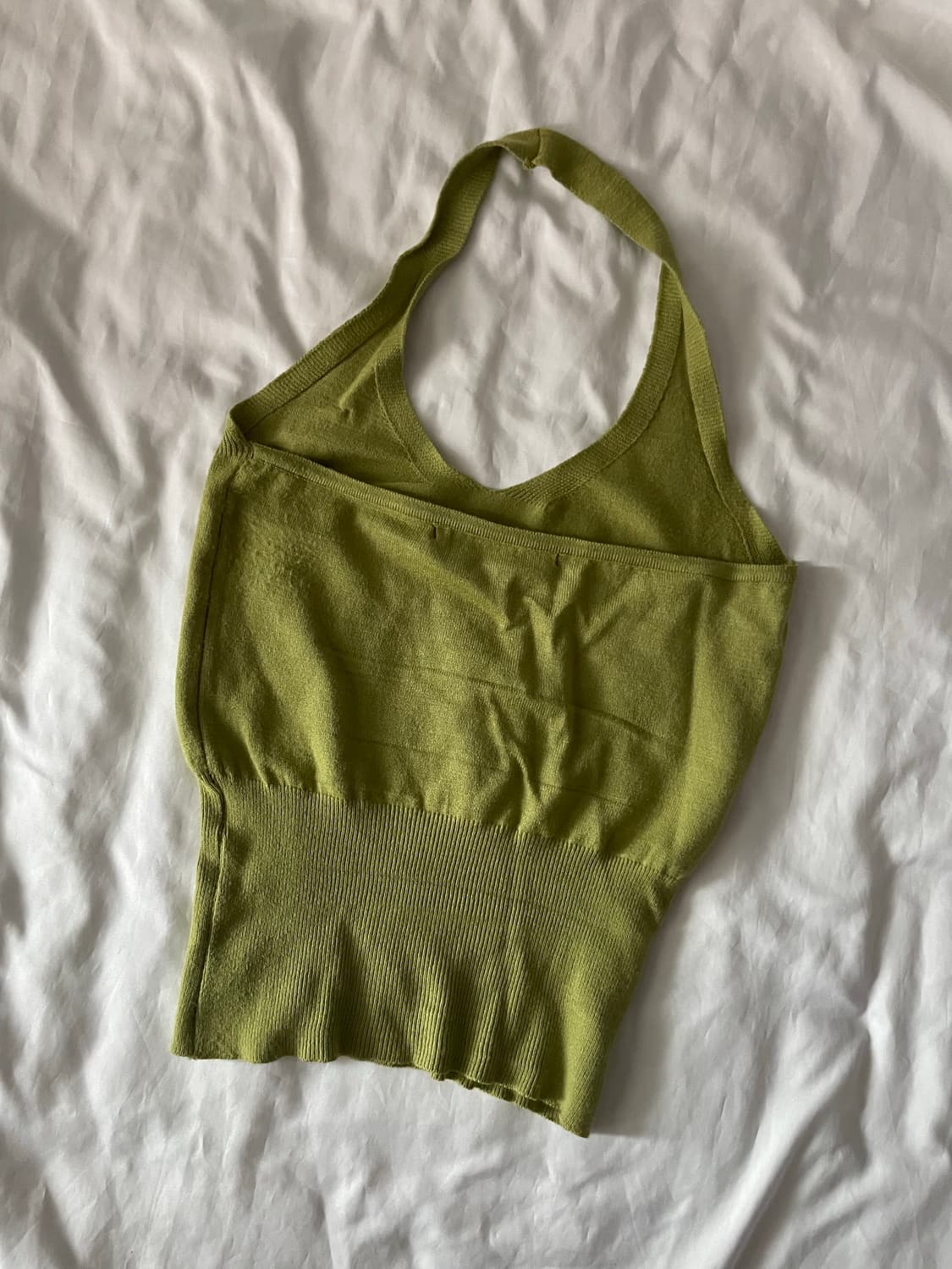 프로젝트웨이브 Duo Halter Cardigan Knit Set 올리브 상품이미지7