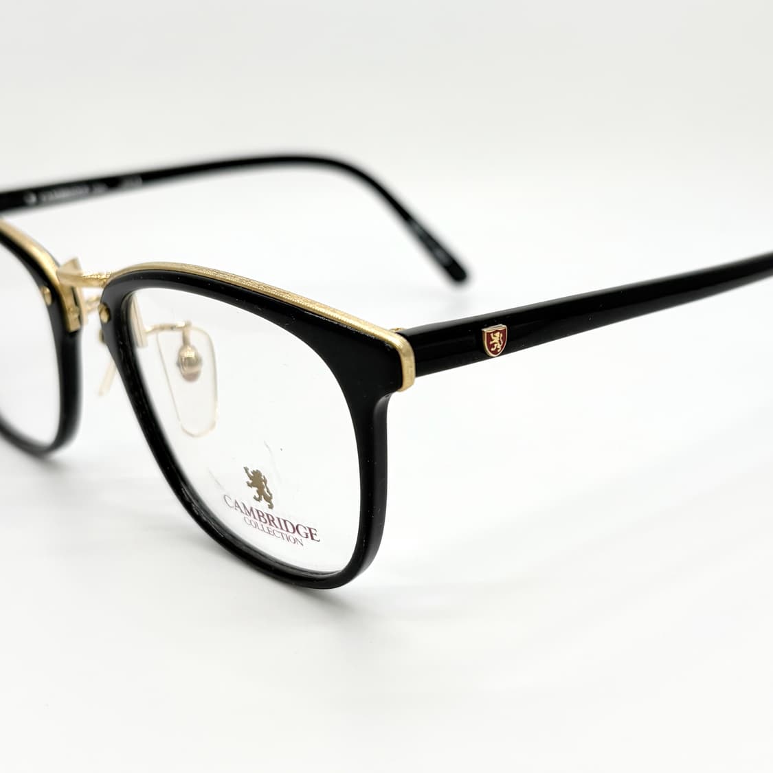 CAMBRIDGE 블랙 스퀘어 뿔테  상품이미지4