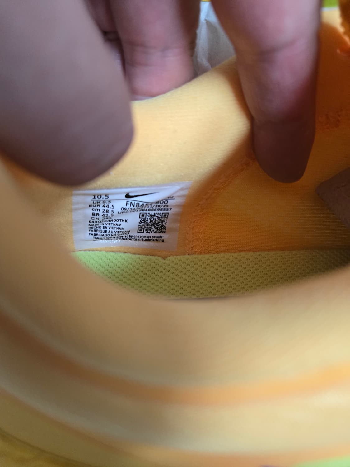 나이키 줌플라이6 옐로우 285 상품이미지5