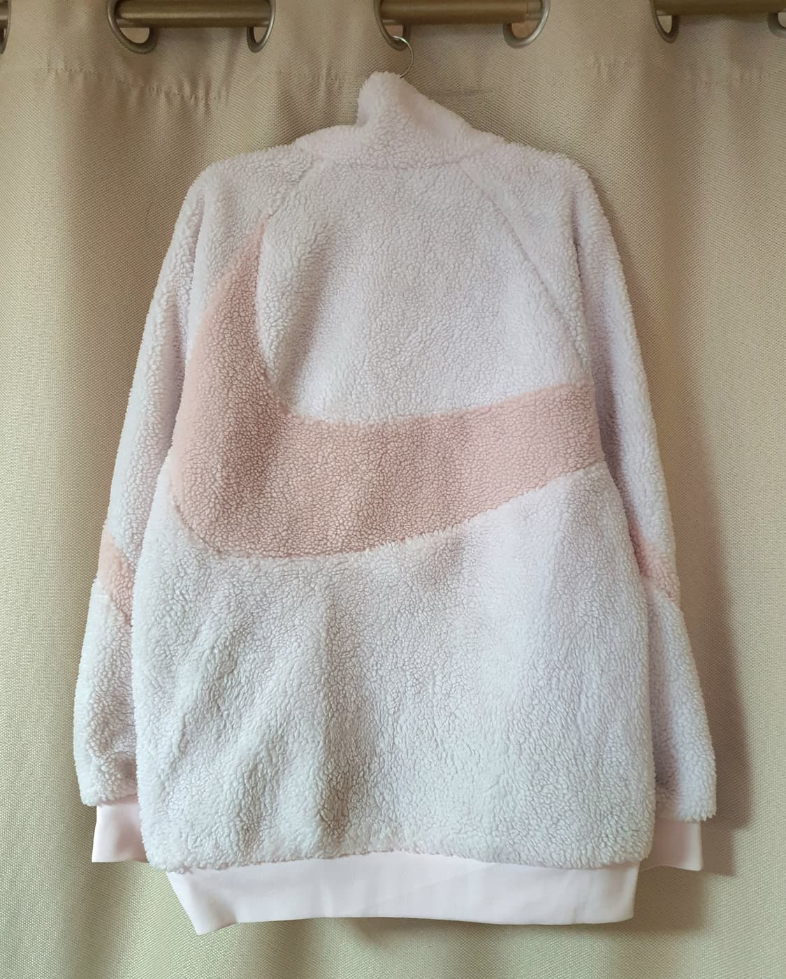 나이키 빅스우시 핑크 뽀글이 여성 후리스 자켓 free 상품이미지2