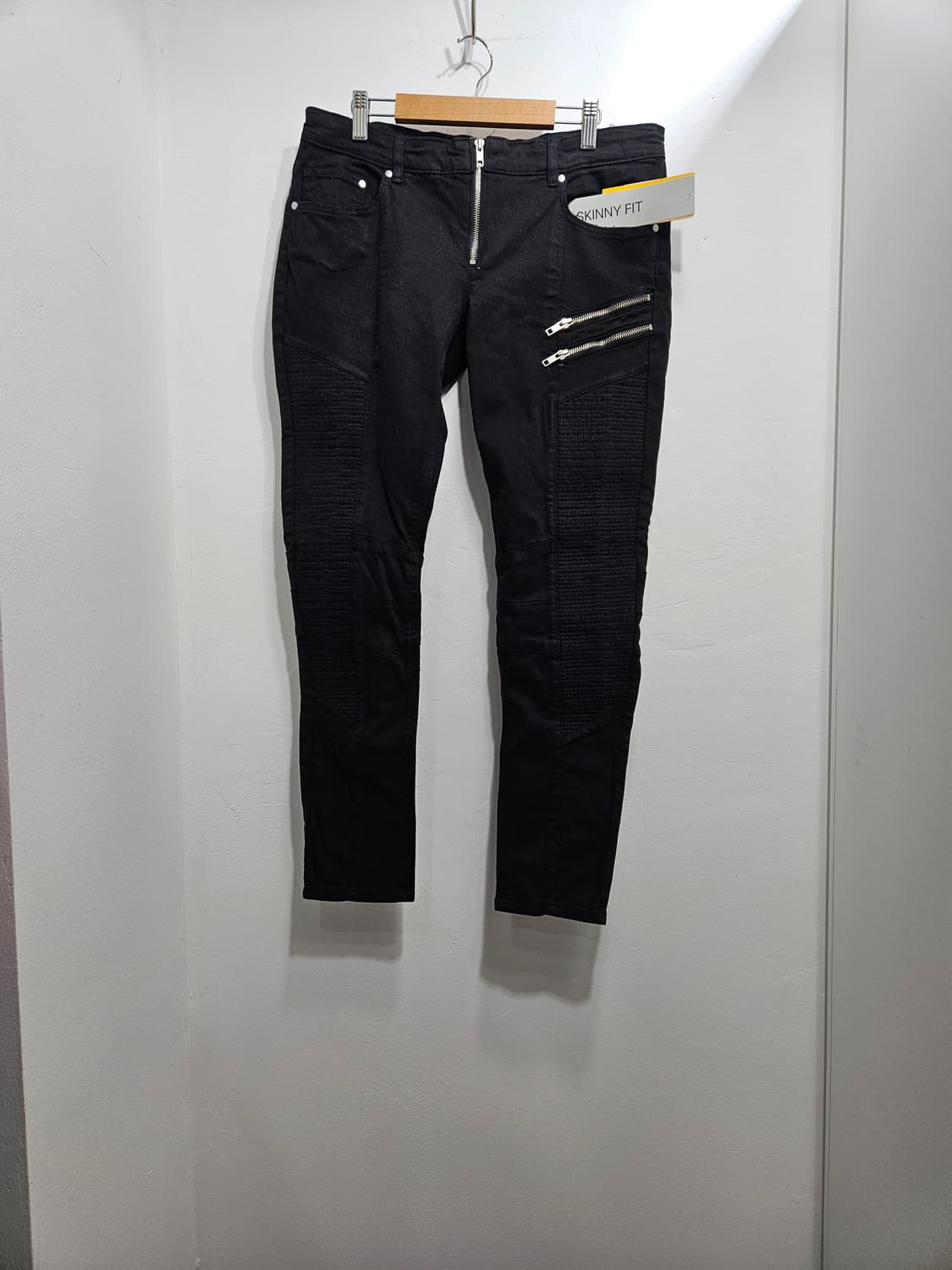 H&M 블랙 바이커 스키니진 상품이미지1