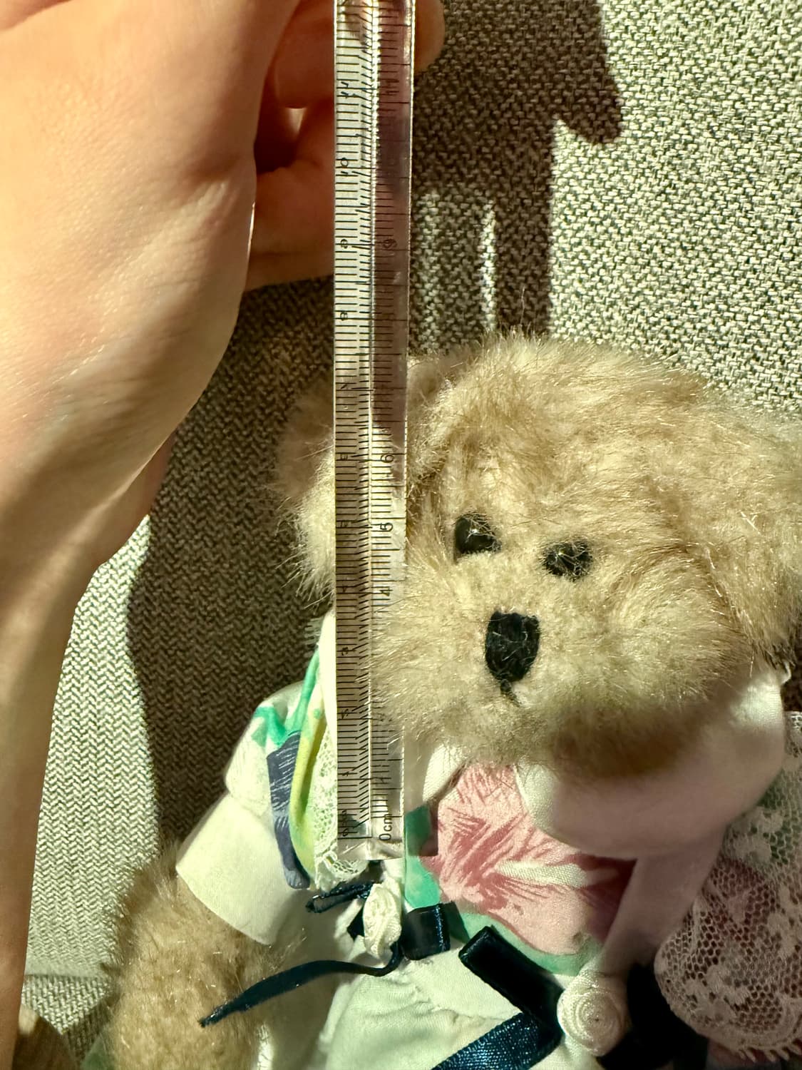 보이즈베어 꽃무늬 원피스 곰인형 봉제인형 테디베어 상품이미지5