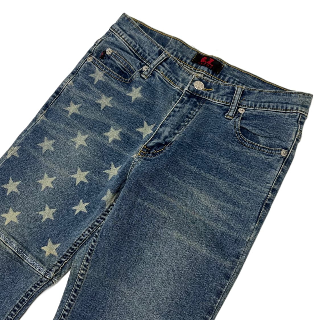 kinky patchwork boot cut jeans 상품이미지3