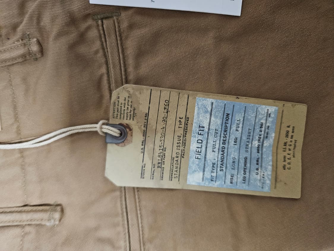 rrl 필드팬츠 32 32 상품이미지4