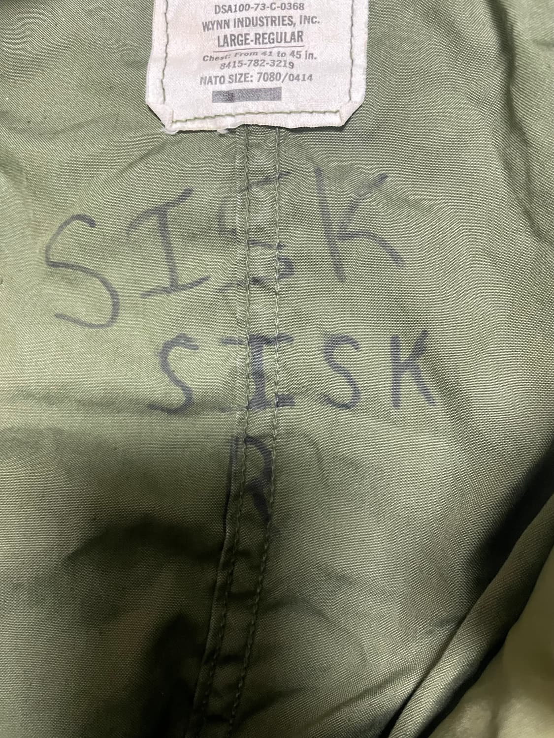 m65피쉬테일 og 개파카 라지 세트 오리지널 상품이미지6