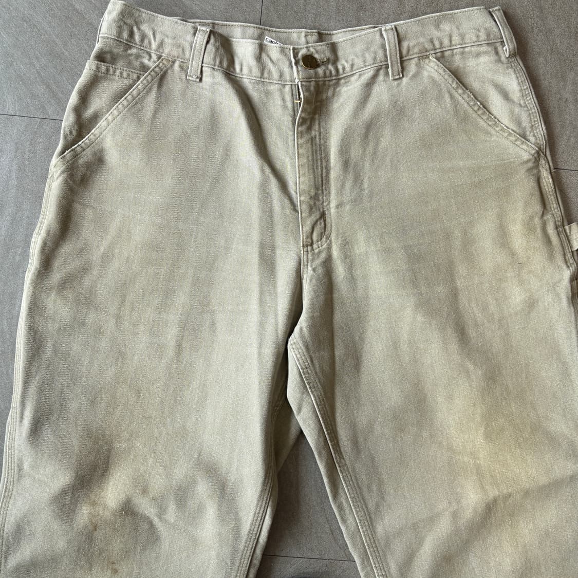 칼하트 오리지널 라이트 그레이 카펜터 팬츠 상품이미지5