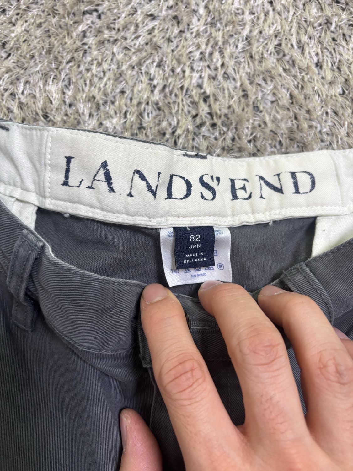 일본판 LANDS END 면바지 32인치 상품이미지3
