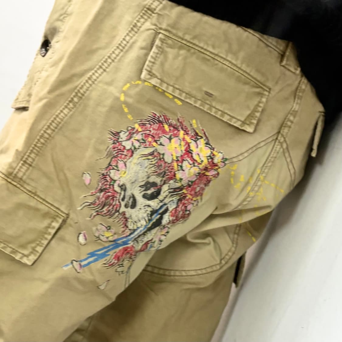 에드하디 스컬 와이드 카고 팬츠 상품이미지2