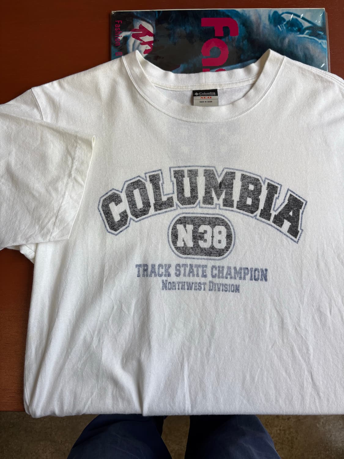 컬럼비아 빈티지 반팔 티셔츠 상품이미지1