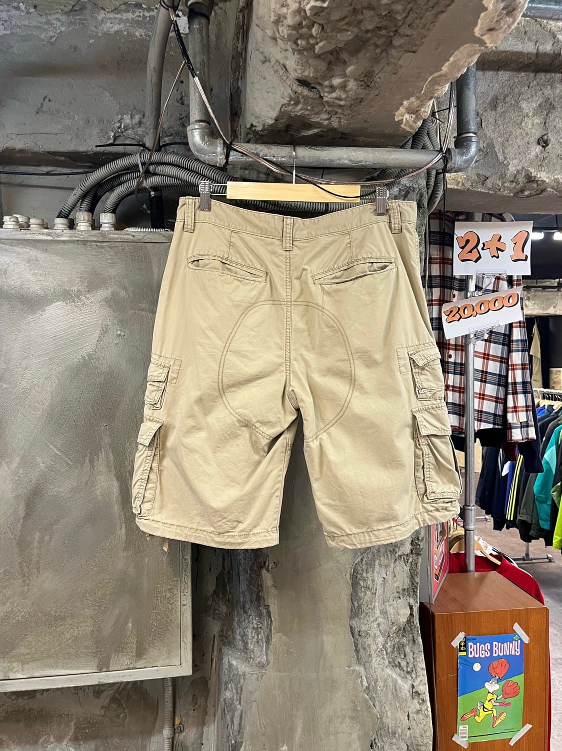 올드네이비 카고 하프 팬츠 베이지 32 #csz3433 상품이미지2