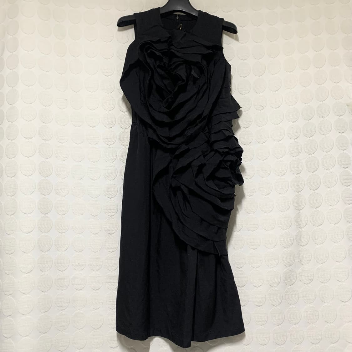 꼼데가르송 2015ss 블랙 로즈 드레스 상품이미지5