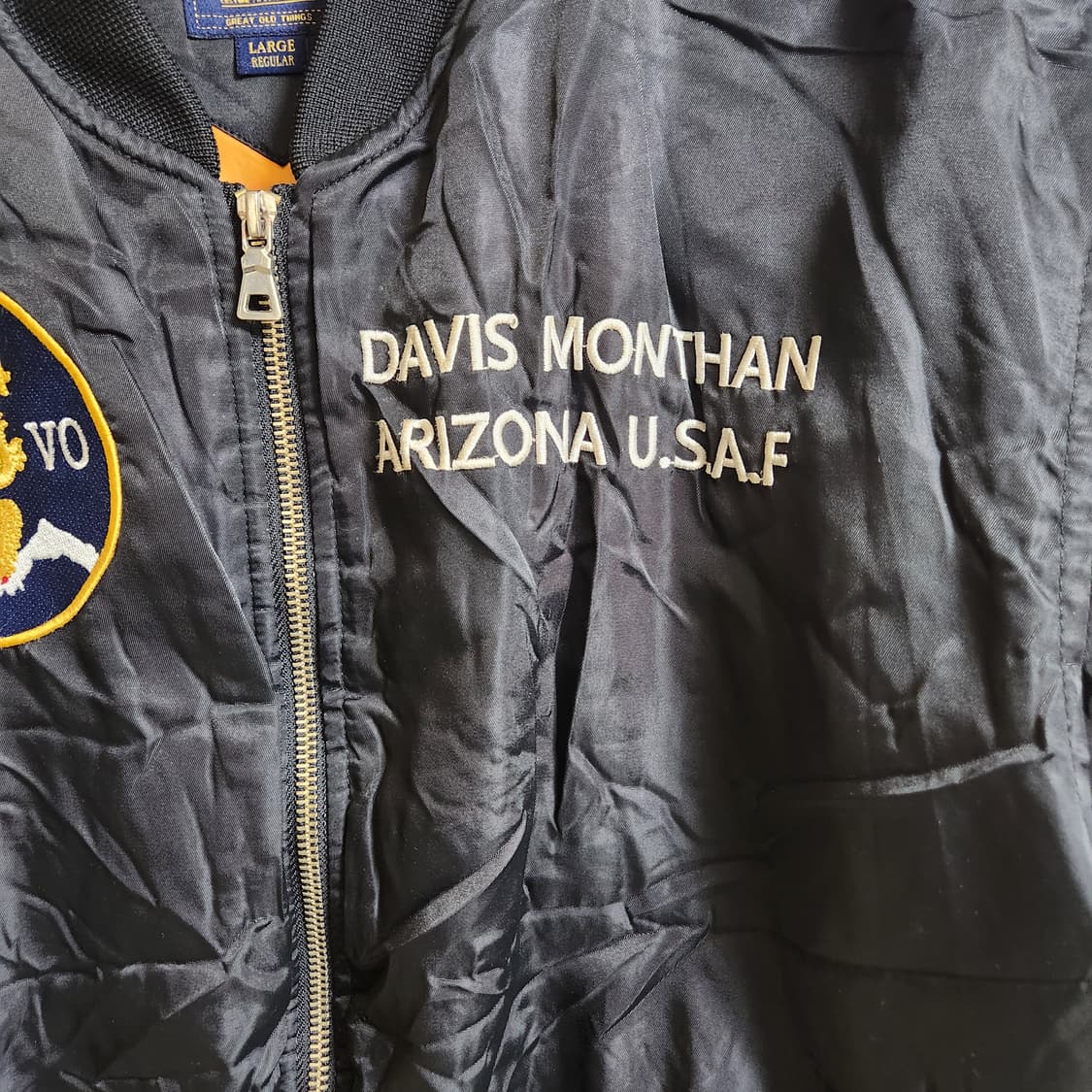 Old&all 항공점퍼 L사이즈 블랙 상품이미지4