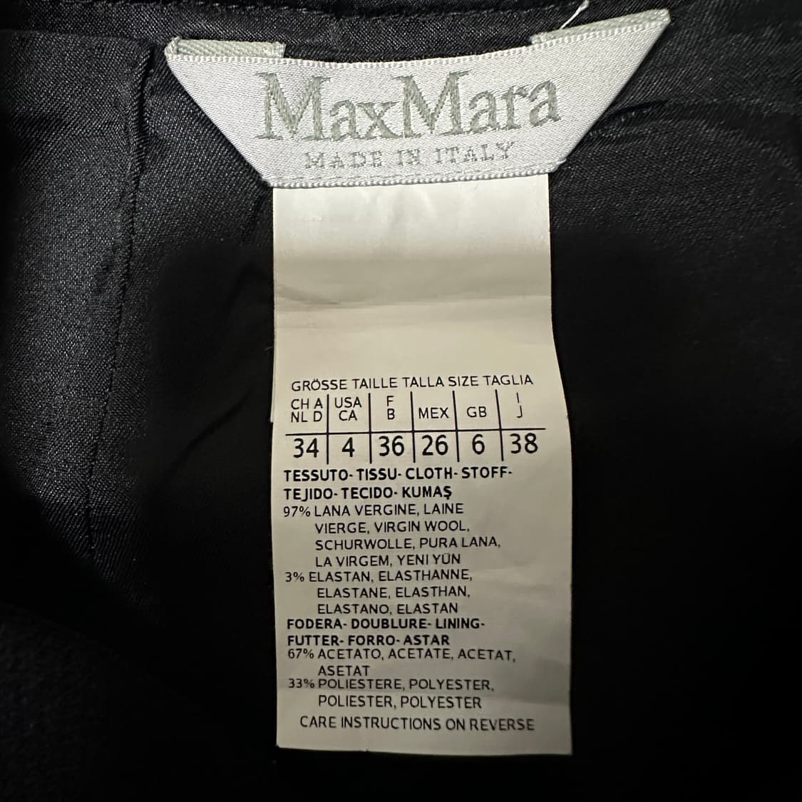 MAX MARA italy made wool skirt 상품이미지3
