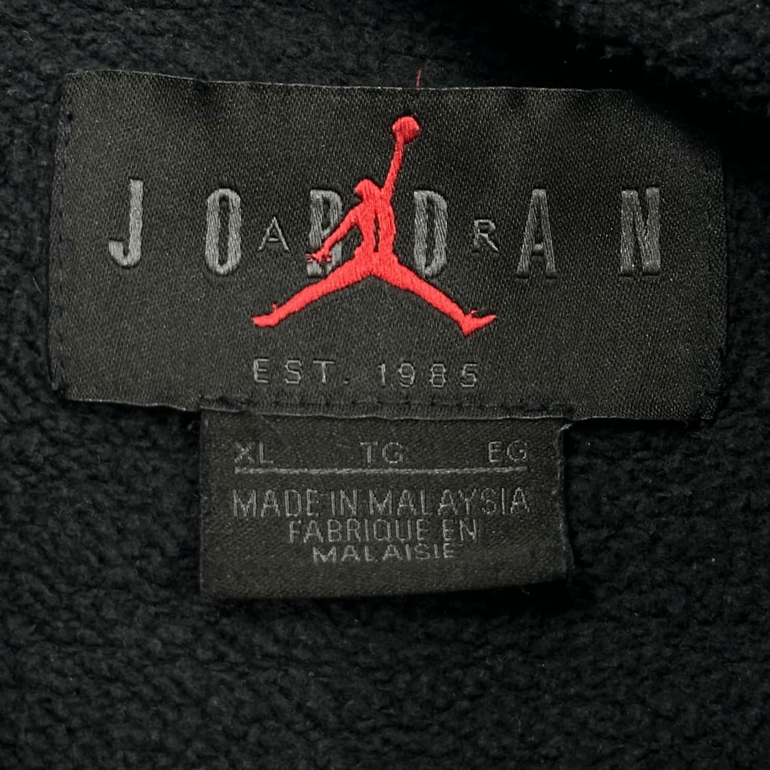 조던 점프맨 사이드라인 블랙 맨투맨 (XL) 상품이미지4