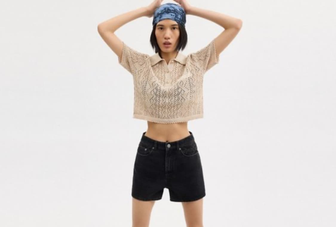  coach 코치 크롭 니트 폴로탑 새상품 상품이미지2