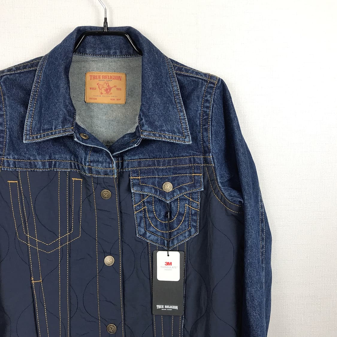 트루릴리젼 나일론 데님 트러커 자켓 새상품 여성S (90) 상품이미지4