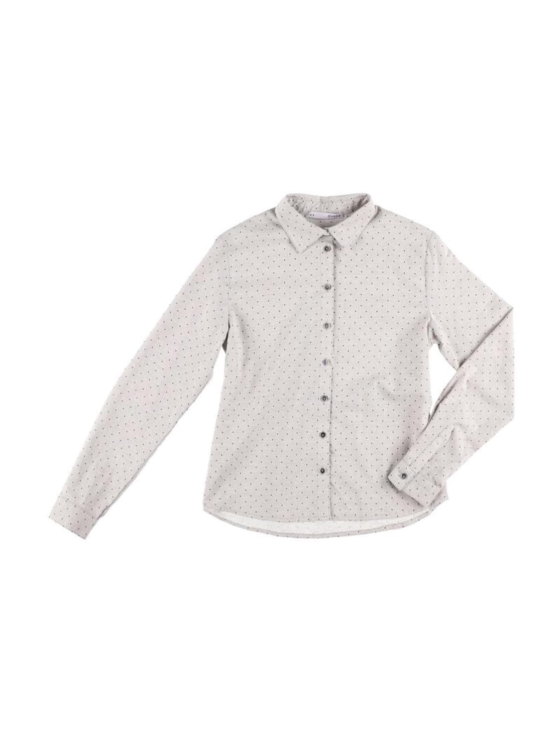 ONSKA PIN DOT SHIRT GREY 온스카 핀 닷 셔츠 그레이 상품이미지1