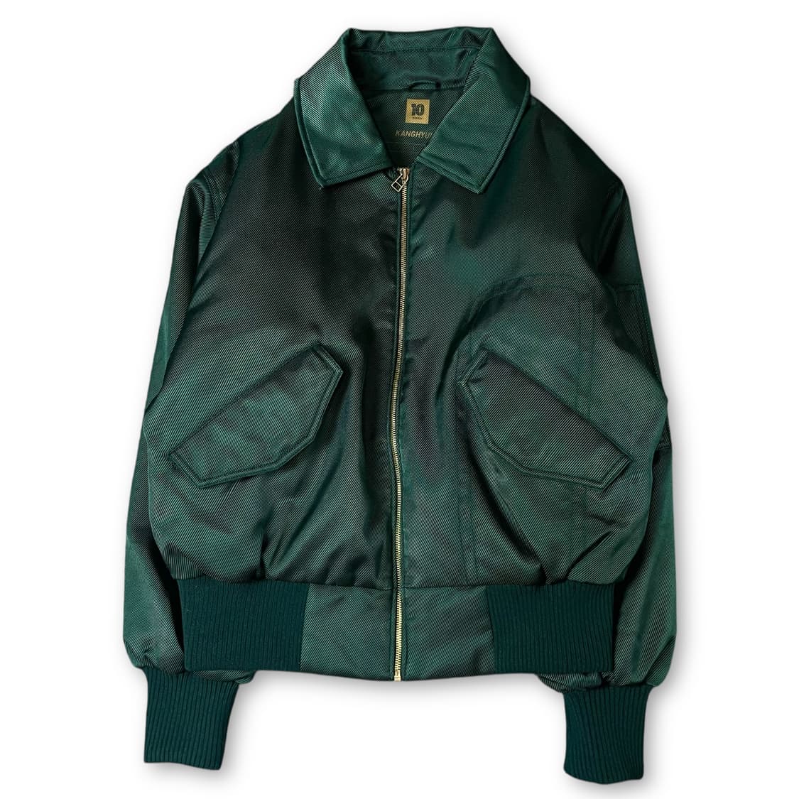 탑텐X강혁 소로나볼 MA-1 딥그린 카라 자켓 L 상품이미지1