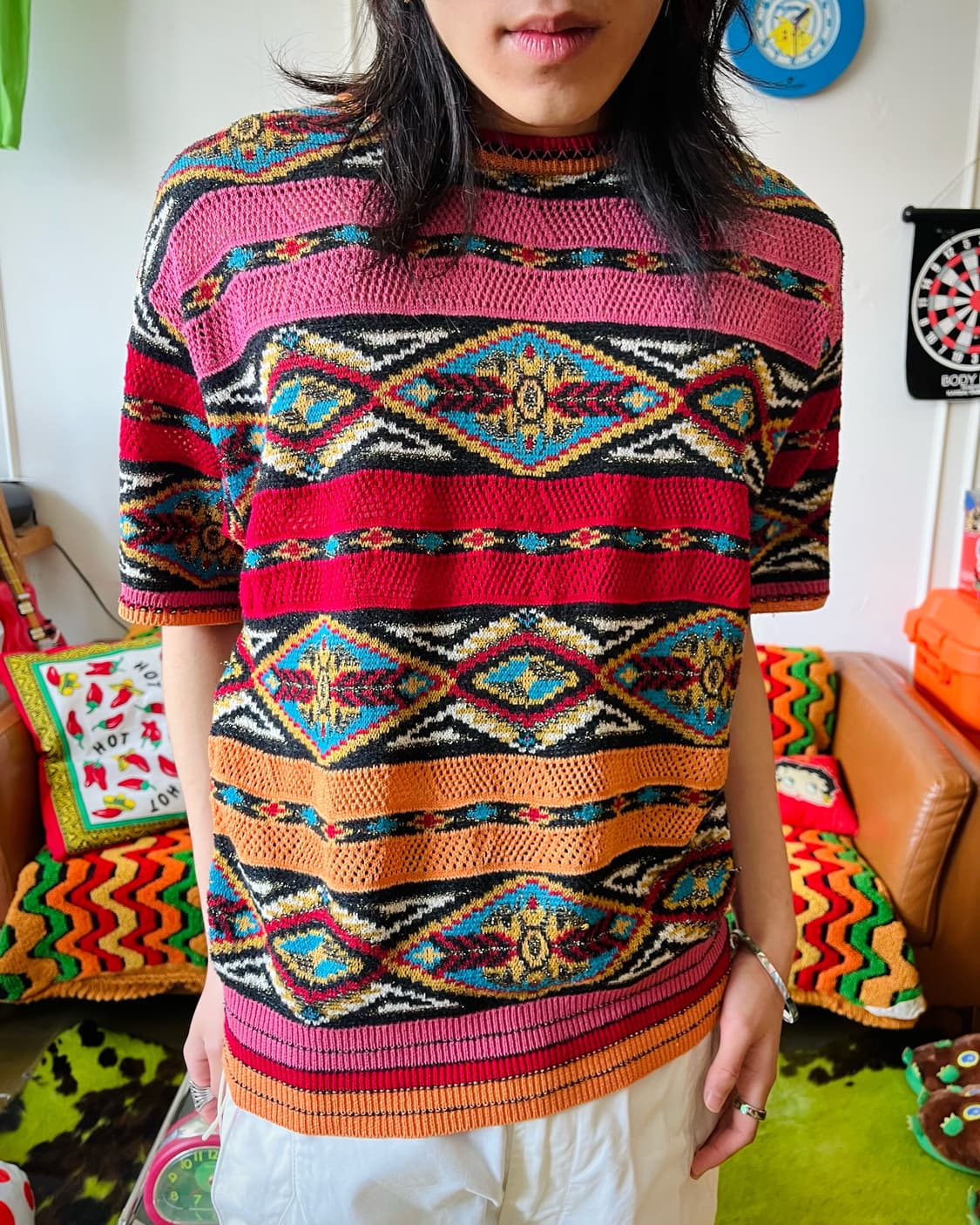 90s FICCE by Konishi Yoshiyuki 1/2 Knit 상품이미지2