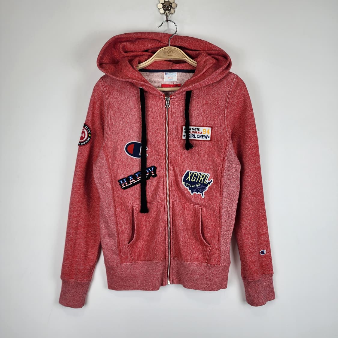 X GIRL×Champion 후드집업 상품이미지1